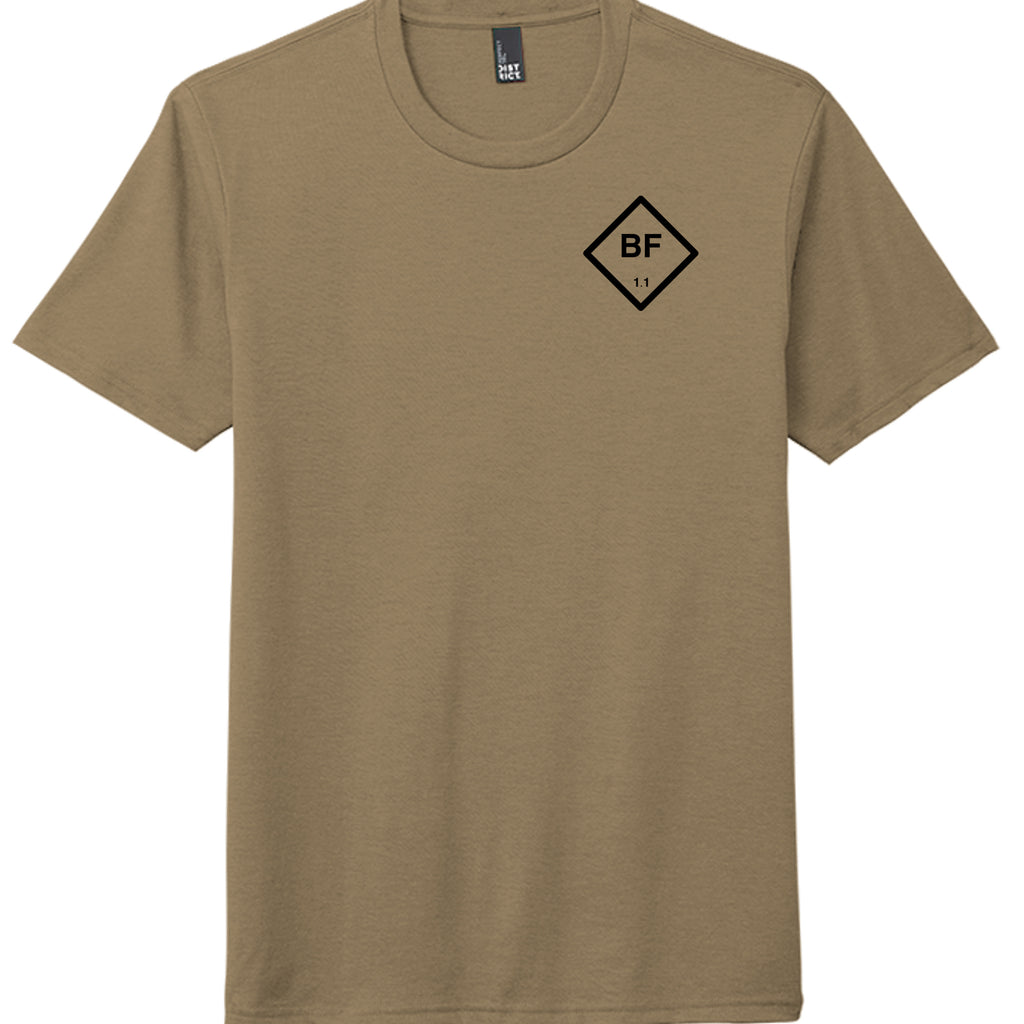 Coyote Brown Heather - DM130 - FRONT