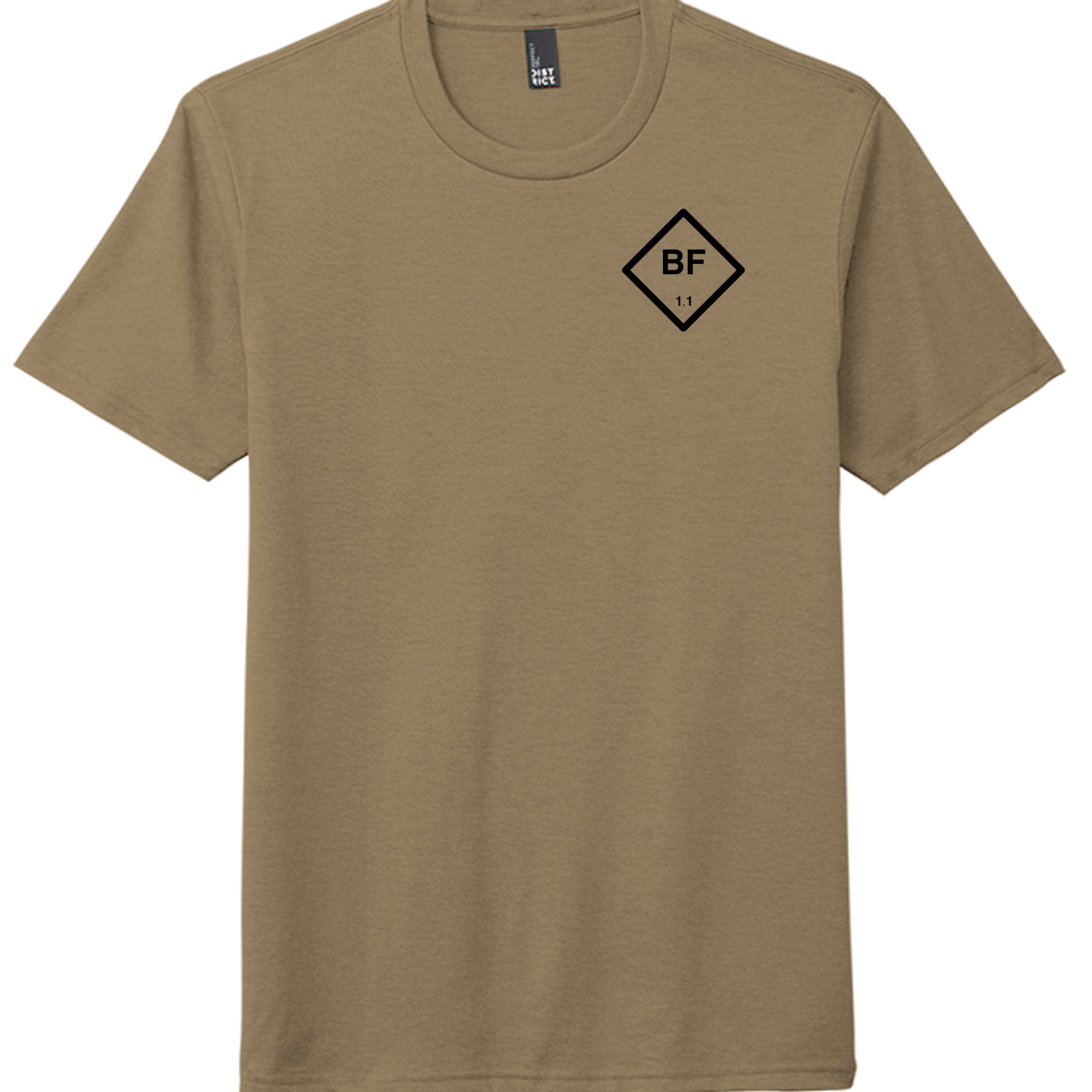 Coyote Brown Heather - DM130 - FRONT
