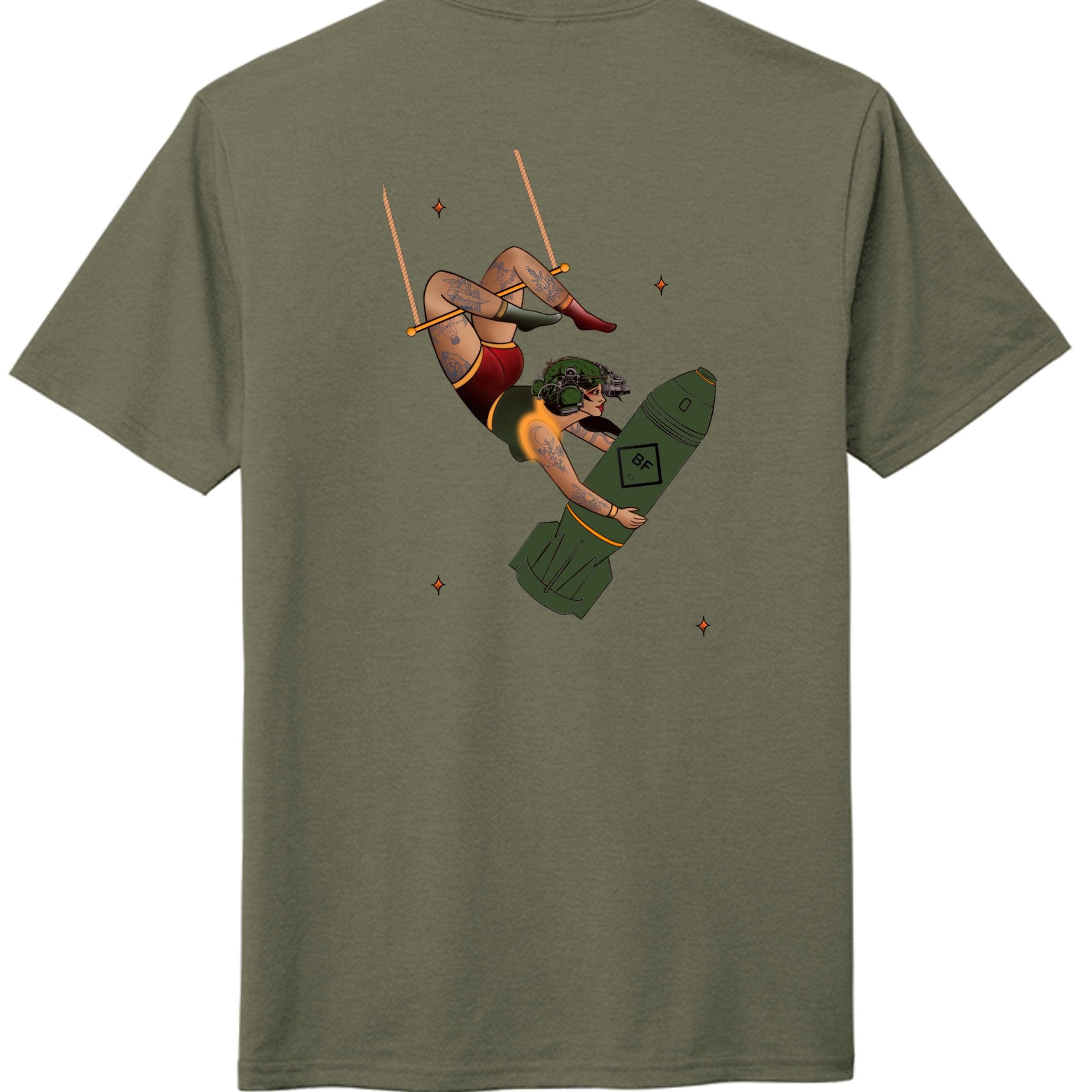 Military Green Frost - DM130 - BACK