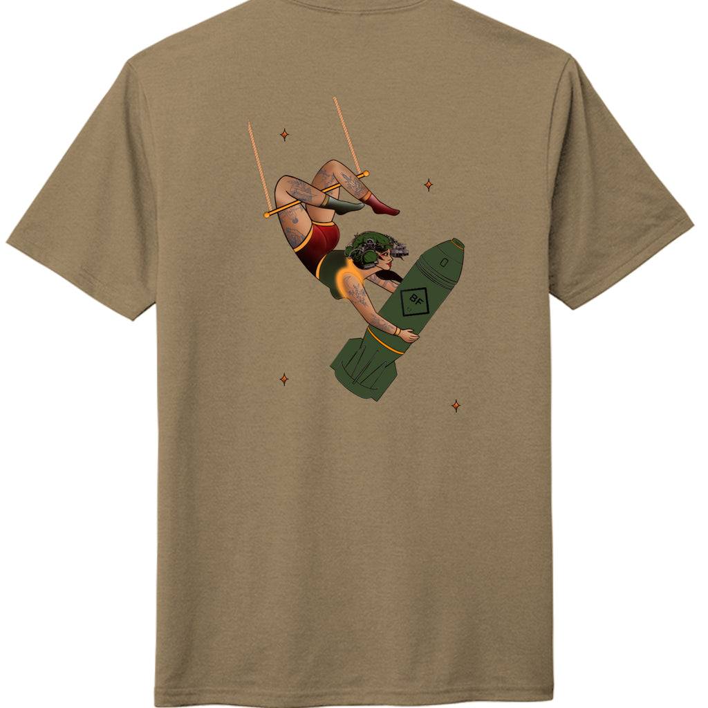 Coyote Brown Heather - DM130 - BACK