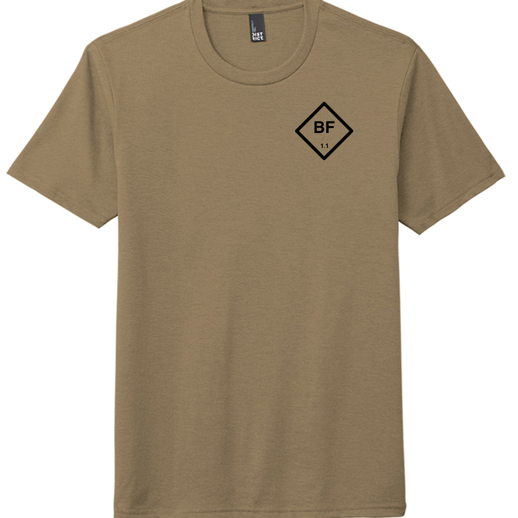 Coyote Brown Heather - DM130 - FRONT