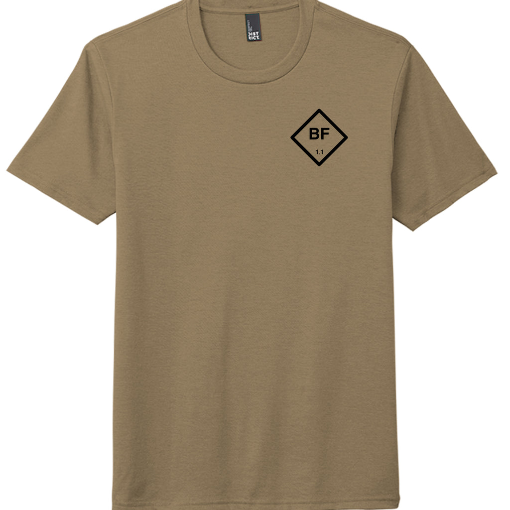 Coyote Brown Heather - DM130 - FRONT
