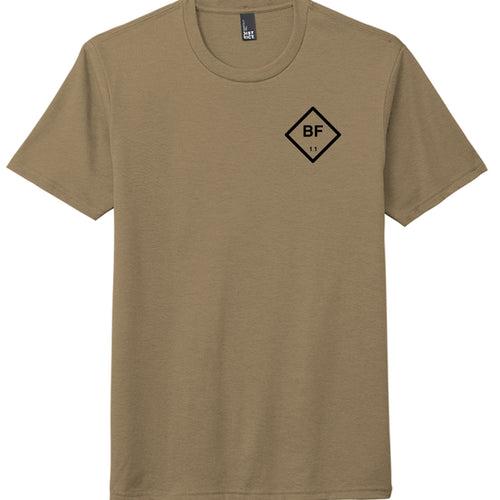 Coyote Brown Heather - DM130 - FRONT